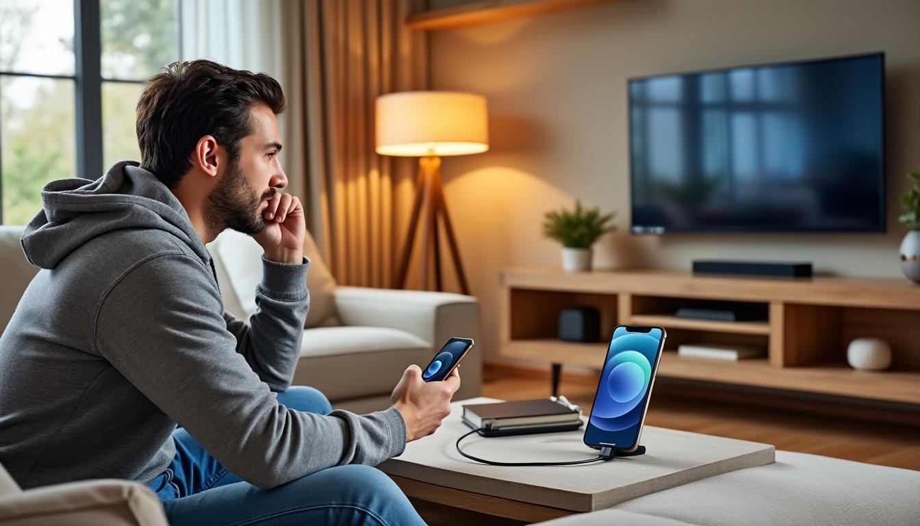 découvrez quels dispositifs utiliser pour connecter facilement un iphone à une tv samsung et profiter d’un affichage optimal de votre contenu multimédia sur grand écran.