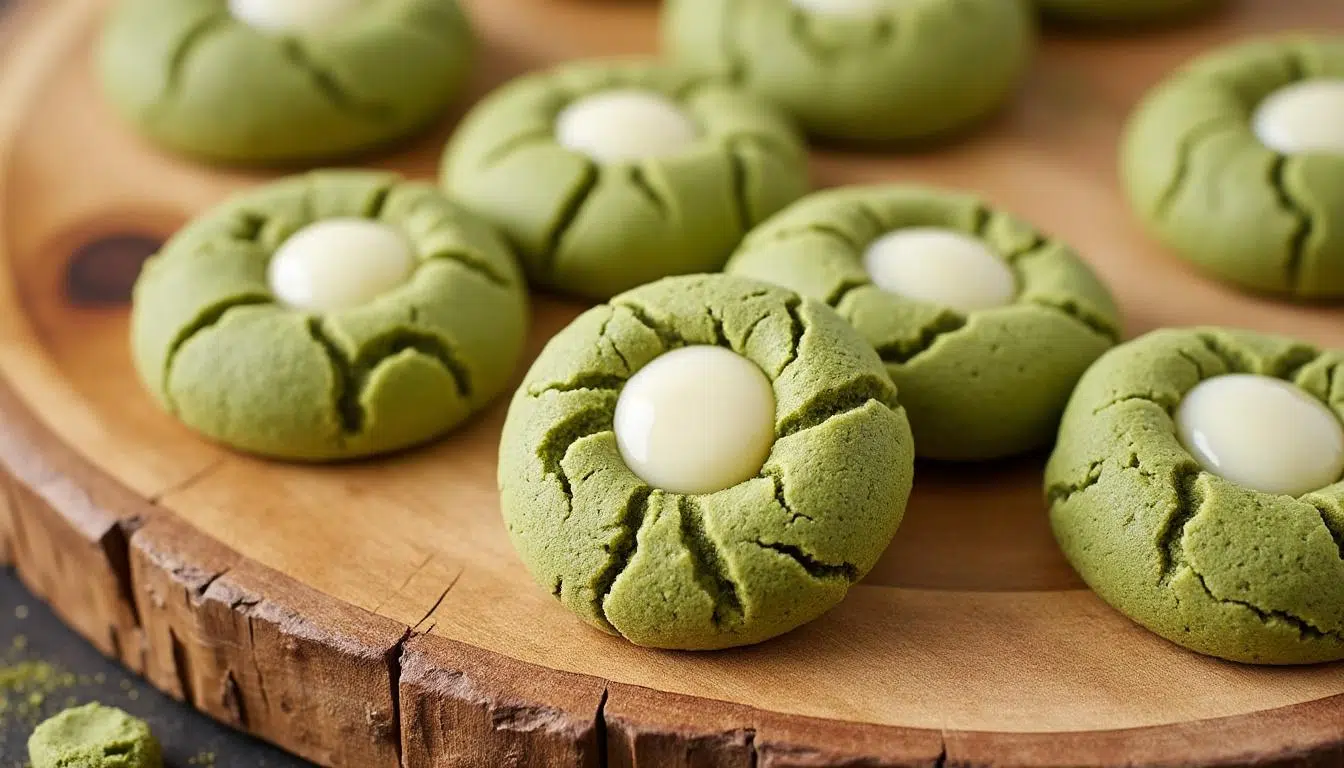 découvrez notre recette rapide de cookies maison au matcha et chocolat blanc : prêts en moins d'une heure pour un plaisir gourmand et original à partager !