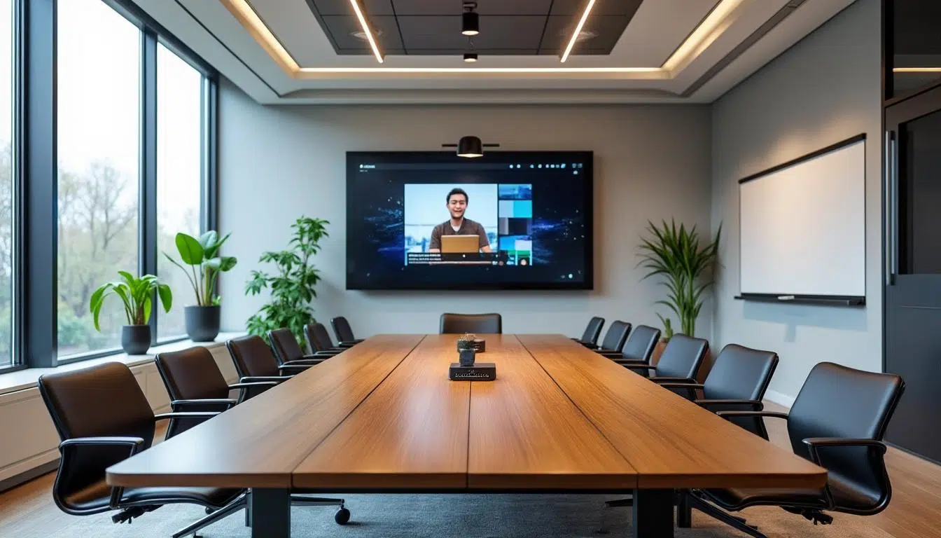 découvrez comment créer l'ambiance idéale avec une table de réunion professionnelle pour des conférences réussies et un environnement de travail optimal.