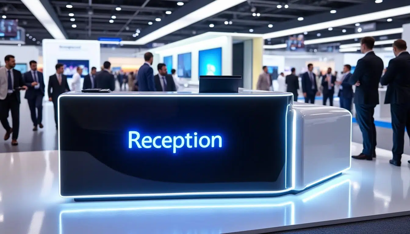 découvrez nos astuces pour personnaliser votre banque d'accueil et attirer efficacement les visiteurs lors de votre salon professionnel.