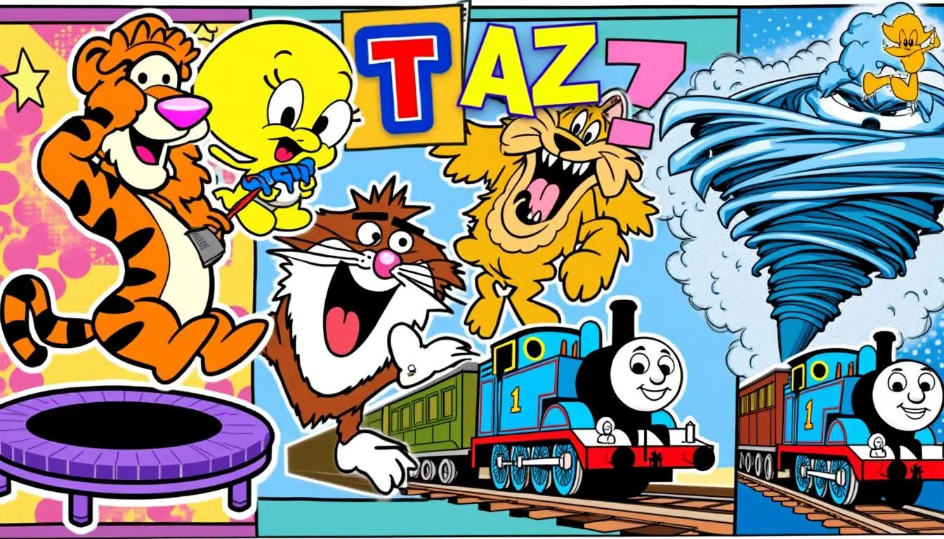 découvrez une liste amusante de personnages de dessin animé dont le nom commence par la lettre t, parfaite à partager avec vos amis et fans d'animation !