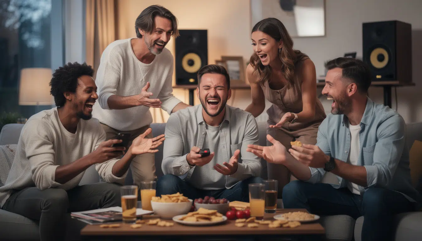 partagez des moments inoubliables avec un blind test musical festif entre amis et laissez la musique rythmer vos retrouvailles.