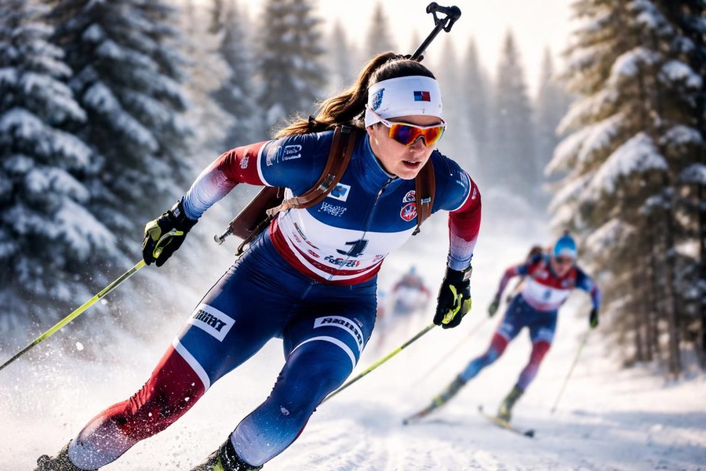 découvrez le classement complet de la poursuite du biathlon féminin et revivez les courses les plus marquantes de la saison.