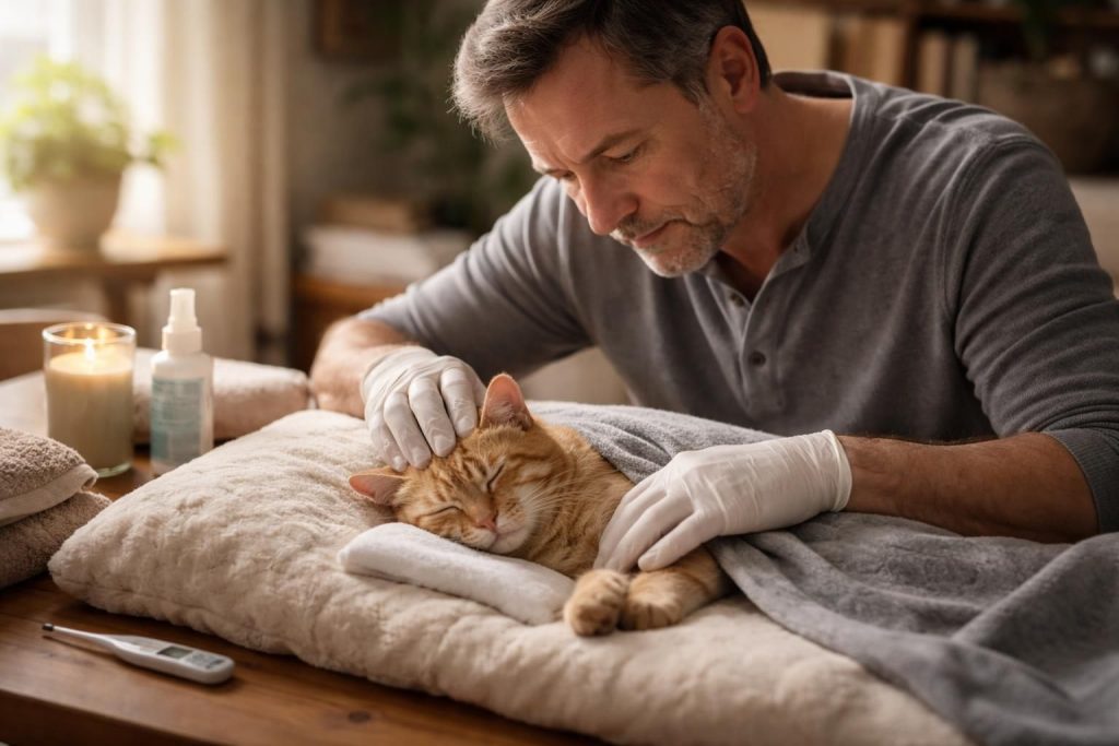 découvrez des conseils pratiques pour aider les propriétaires à gérer la rigidité cadavérique chez leur chat, un phénomène naturel après le décès, afin d'aborder cette étape avec sérénité.